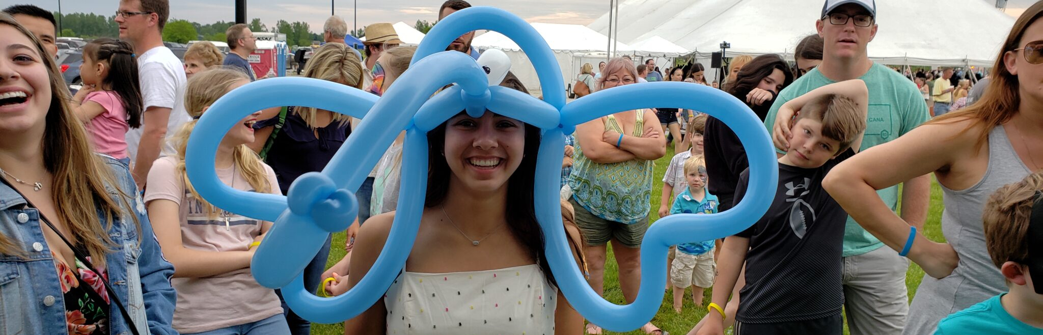 Elephant Balloon Hat for a company anniversary party